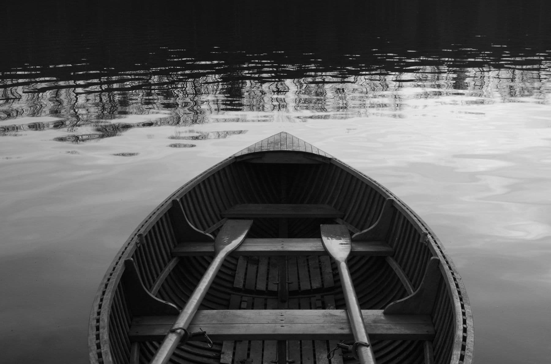 Boat on still water